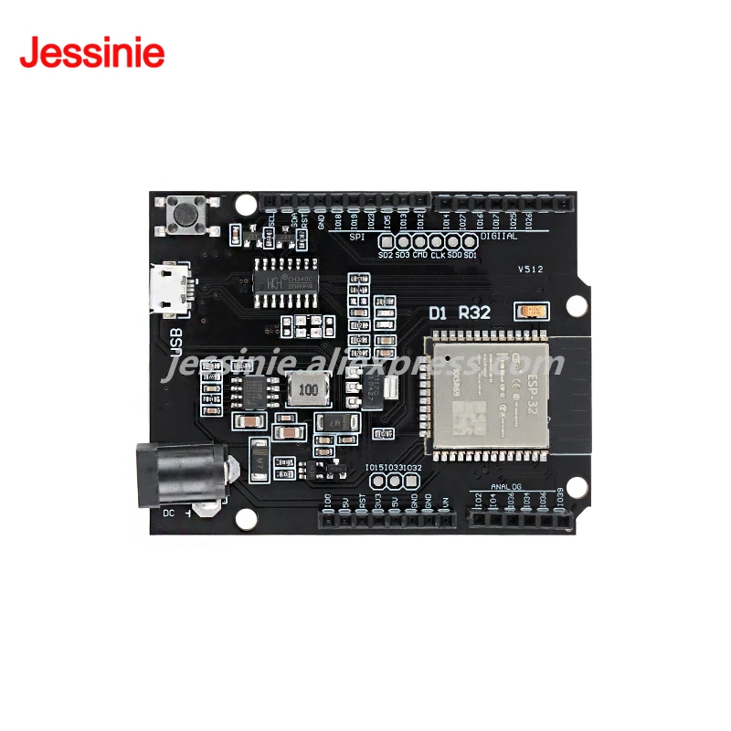 ESP32 Micro tipo C USB B para Wemos D1 Mini D1 R32 WIFI inalámbrico Bluetooth módulo de placa de desarrollo CH340 4MB de memoria - imagen 2