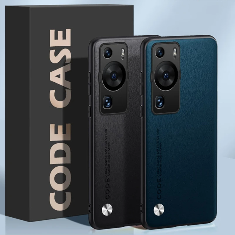 Funda de cuero PU de lujo para Huawei P60 Pro, funda trasera de silicona a prueba de golpes, funda de teléfono de protección completa para Huawei P60 HuaweiP60 Pro - imagen 4