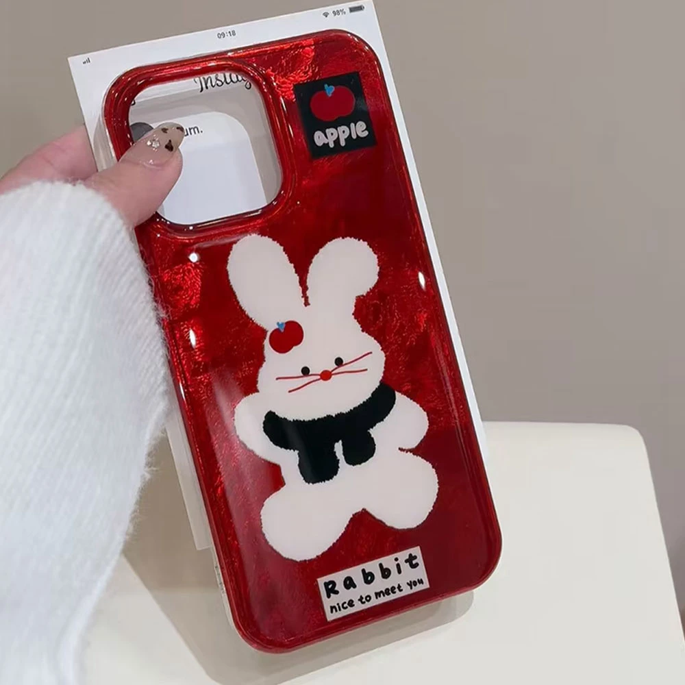 Funda de teléfono con patrón de vórtice de conejo Kawaii para Xiaomi Redmi Note 15 14 13 12 11 11S 10 10S 9 Pro 9A 13C 14C A3 A3X 9C A1 A2 - imagen 4