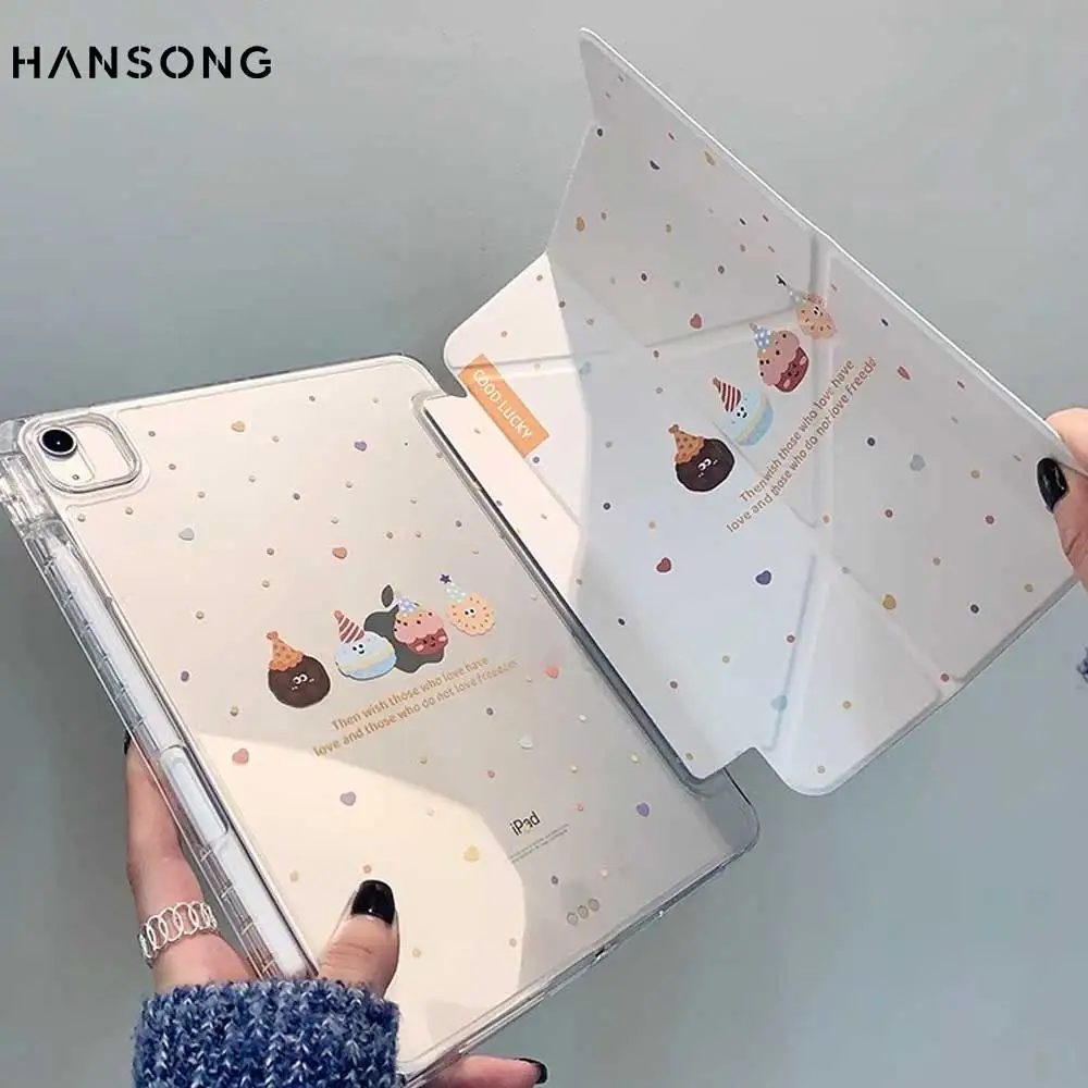 Funda tipo 3 + Y para iPad Air 11/13 M2 de 2025, funda para iPad de 10. a generación y 11 a A16, funda para iPad Pro11 13 Air4 5 Mini 6 7 con portalápices - imagen 2