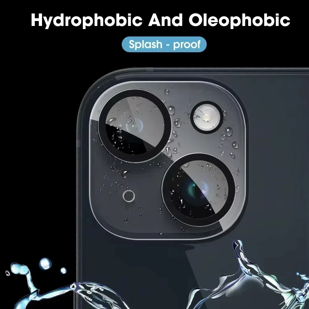 5 uds Protector de lente de vidrio templado para iPhone 16 17 Pro Max 13 11 15 14 Plus 12 Mini 17 Air 17promax película protectora de lente de cámara - imagen 5