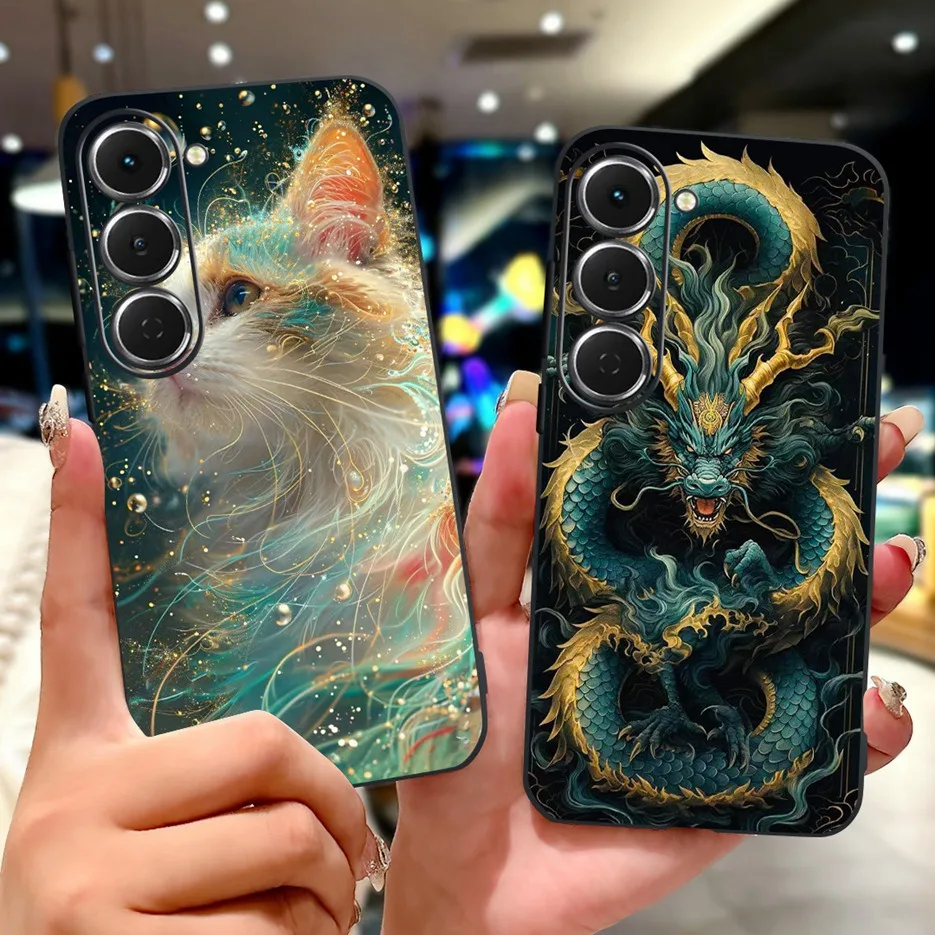 Para Tecno Spark 40 Pro KM6 funda Spark40 40C 4G nueva funda pintada suave TPU funda de teléfono para Tecno Spark 40C Spark40 Pro Plus Fundas - imagen 2