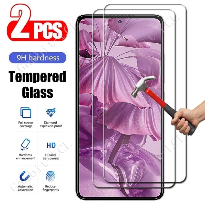 2 uds para HMD Pulse Pro Crest Max Aura Skyline Vibe XR21 Pulse + Plus HMDPulse PulsePro protección de pantalla película de vidrio templado