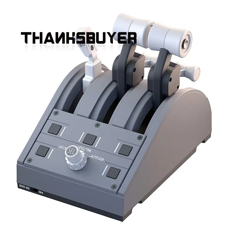 TCA Yoke Boeing Edition Simulador de vuelo Cuadrante del acelerador compatible con XBOX/PC para juegos de simulación Thrustmaster
