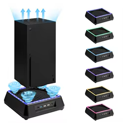 Base Ventilador Xbox Series X – Disipador Polvo 3 Velocidades