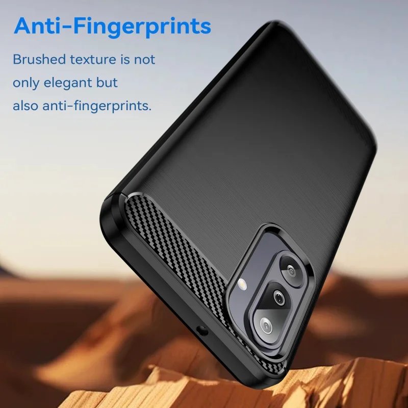 Para Samsung M36 funda Samsung Galaxy M36 Capas a prueba de golpes teléfono parachoques trasero armadura TPU suave fibra de carbono Fundas Samsung M36 - imagen 4