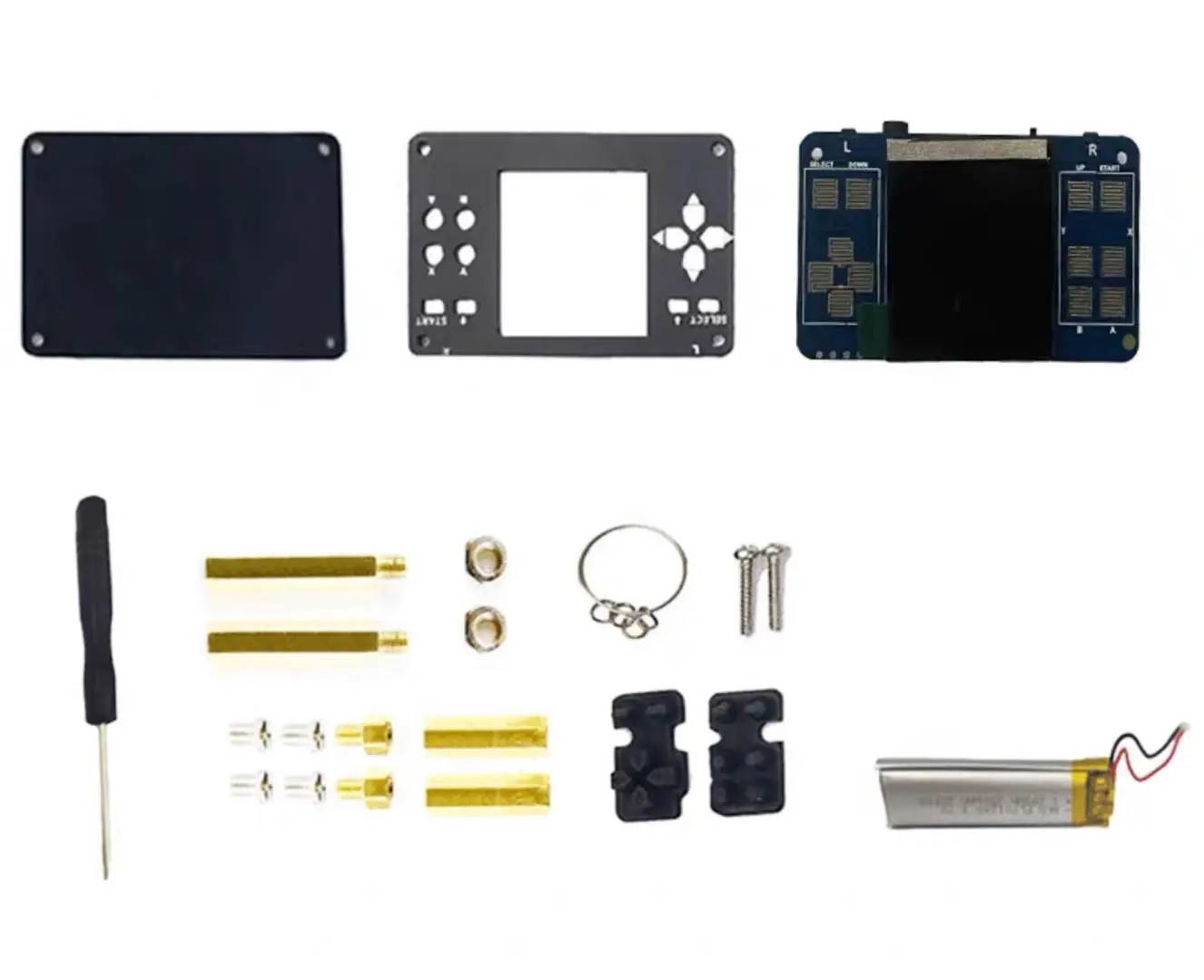 Consola de juegos Raspberry Pi con pantalla LCD de 1,54 pulgadas sin tarjeta de memoria sin kit de juego Zero función de carga de altavoz