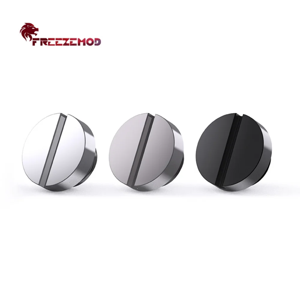 FREEZEMOD-enchufe de cobre para ordenador, refrigeración por agua, 23 de latón, cara lisa, moneda de parada de agua, accesorios de enchufe ranurado, GDT-YZ, nuevo, 2023 - imagen 3