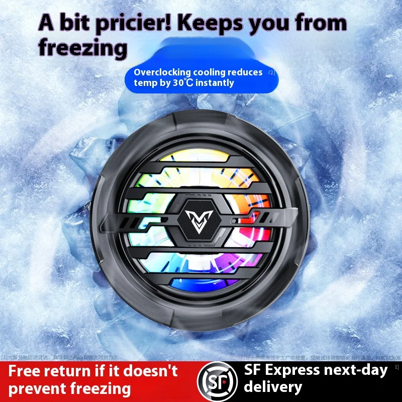 Enfriador de teléfono portátil con Clip Semiconductor para transmisión en vivo, dispositivo de refrigeración para juegos, disipación de calor para teléfonos móviles - imagen 3