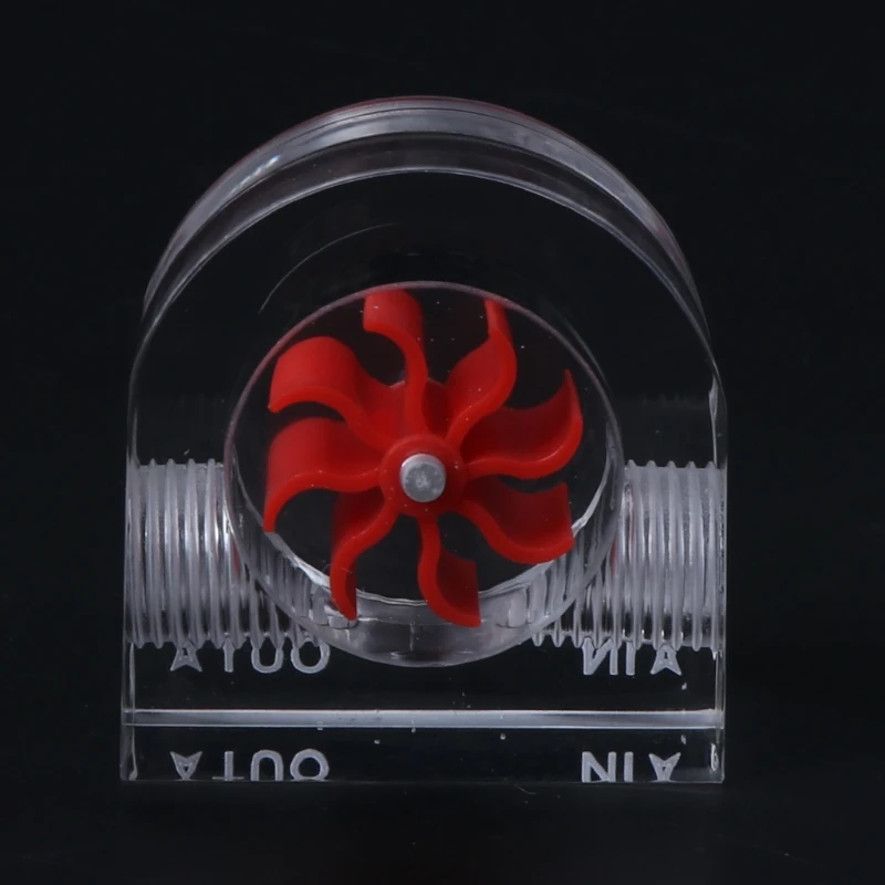 Medidor flujo acrílico G5AA, indicador filtro refrigerante del sistema refrigeración por agua con rosca G1/4 - imagen 2