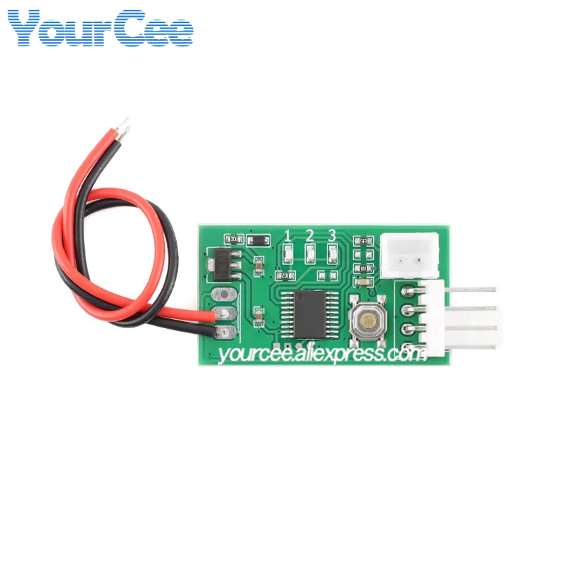 5 uds/1 unidad 1 canal DC12V PWM 4 cables controlador regulador de velocidad del ventilador interruptor de Control de temperatura del ordenador CPU ventilador enfriador alarma STK - imagen 2