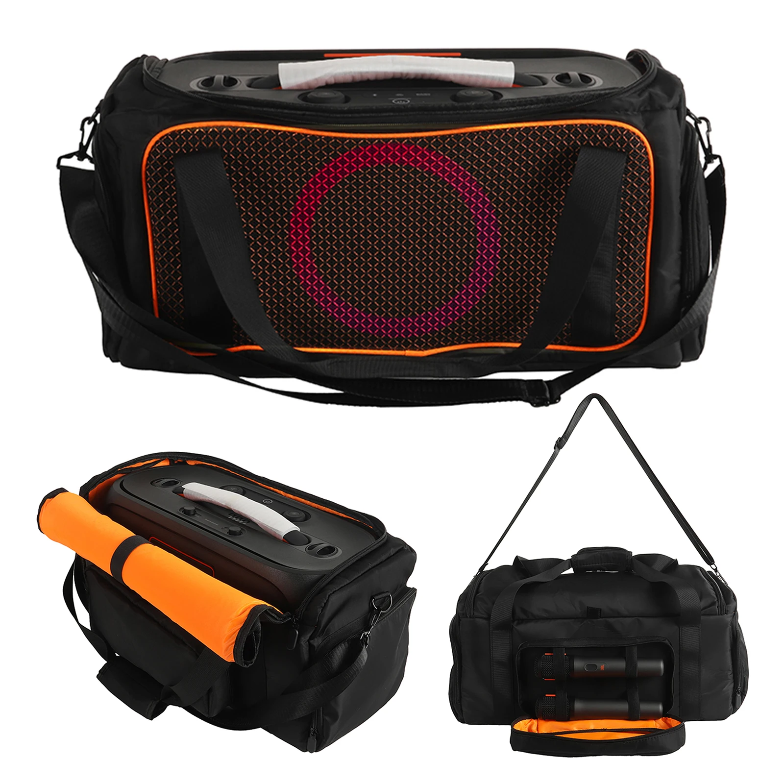 Estuche de transporte con correa para el hombro, altavoz portátil, bolso de mano para altavoz de fiesta portátil JBL PartyBox On The Go2 - imagen 5