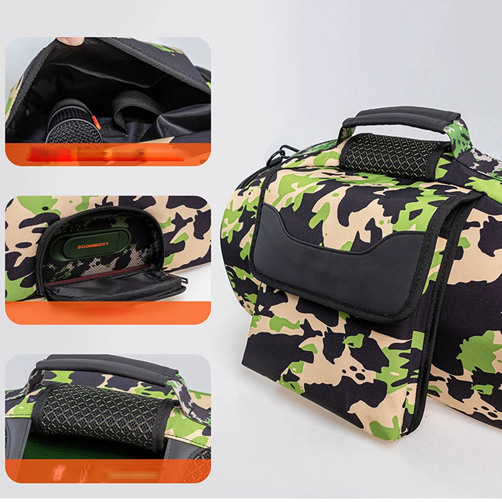 Bolsa de altavoz portátil para JBL BOOMBOX4 3, bolsas permeables con sonido, BOOMBOX 4/3, caja transparente, Estuche de transporte de viaje al aire libre - imagen 4
