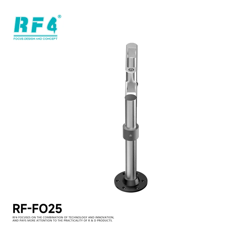 RF4 RF-FO24/FO25/FO26 360 °   Soporte de brazo oscilante para microscopio ajustable, elevación giratoria, soporte plegable telescópico Universal de aleación de aluminio - imagen 4