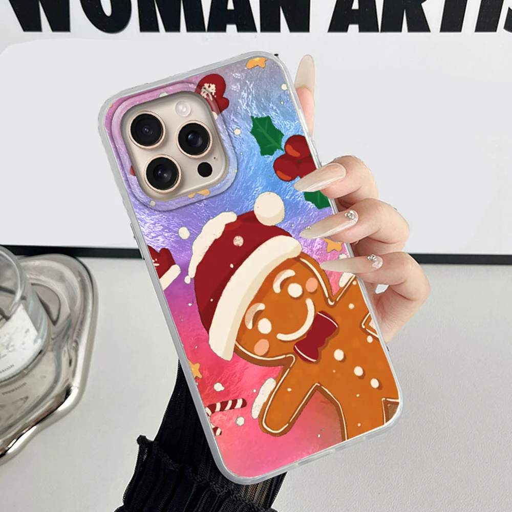 Funda de teléfono anticaída con regalo de Navidad para iPhone 17 16 15 14 13 12 Pro Max 7 8 Plus 11 16e X XS XR SE, funda a prueba de golpes - imagen 4
