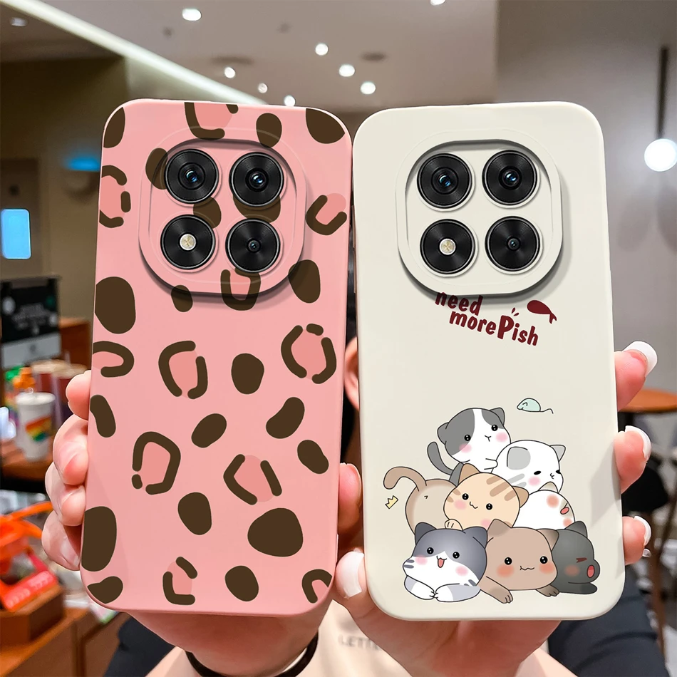 Para Redmi Note 14 Pro Plus funda de silicona líquida suave lindas fundas de teléfono de dinosaurio para Xiaomi Redmi Note14 14Pro + Fundas de contraportada - imagen 2