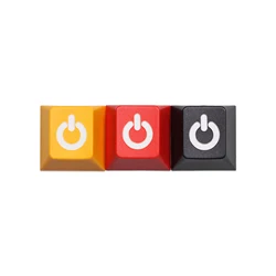 Tecla ESC PBT para Teclado Mecánico – Degradé Rojo/Negro/Amarillo