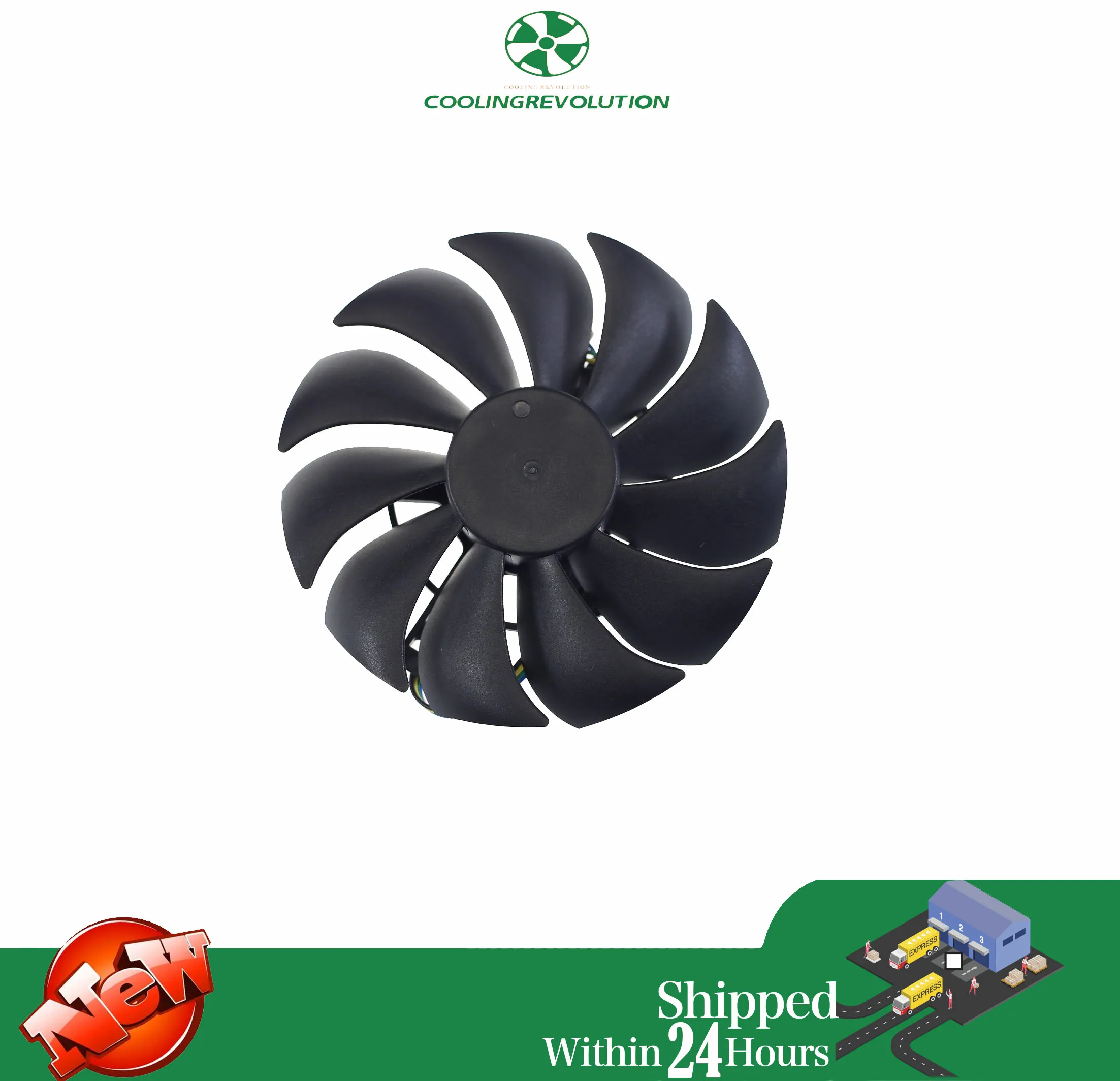 88MM FD9015U12D DC12V 0.55AMP 4Pin ventilador gráfico para HP Radeon RX 5500 tarjeta gráfica Juegos de PC H88-1E414-500HP