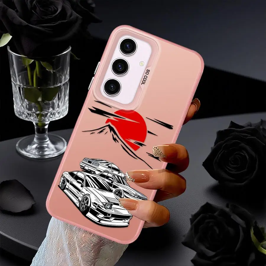 Funda japonesa Drift Car para Samsung Galaxy A22 A52 A23 A53 A24 A73 A26 A25 A36 A33 A34 A32 funda trasera para teléfono - imagen 4