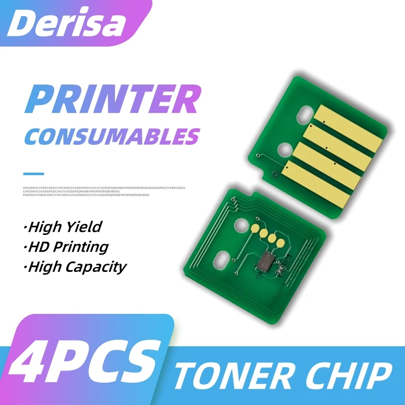 4 Uds 006R01517 006R01520 006R01519 006R01518 Chip de cartucho de tóner para Xerox WorkCentre 7835 7525 7530 7535 7545 7830 7855 7845