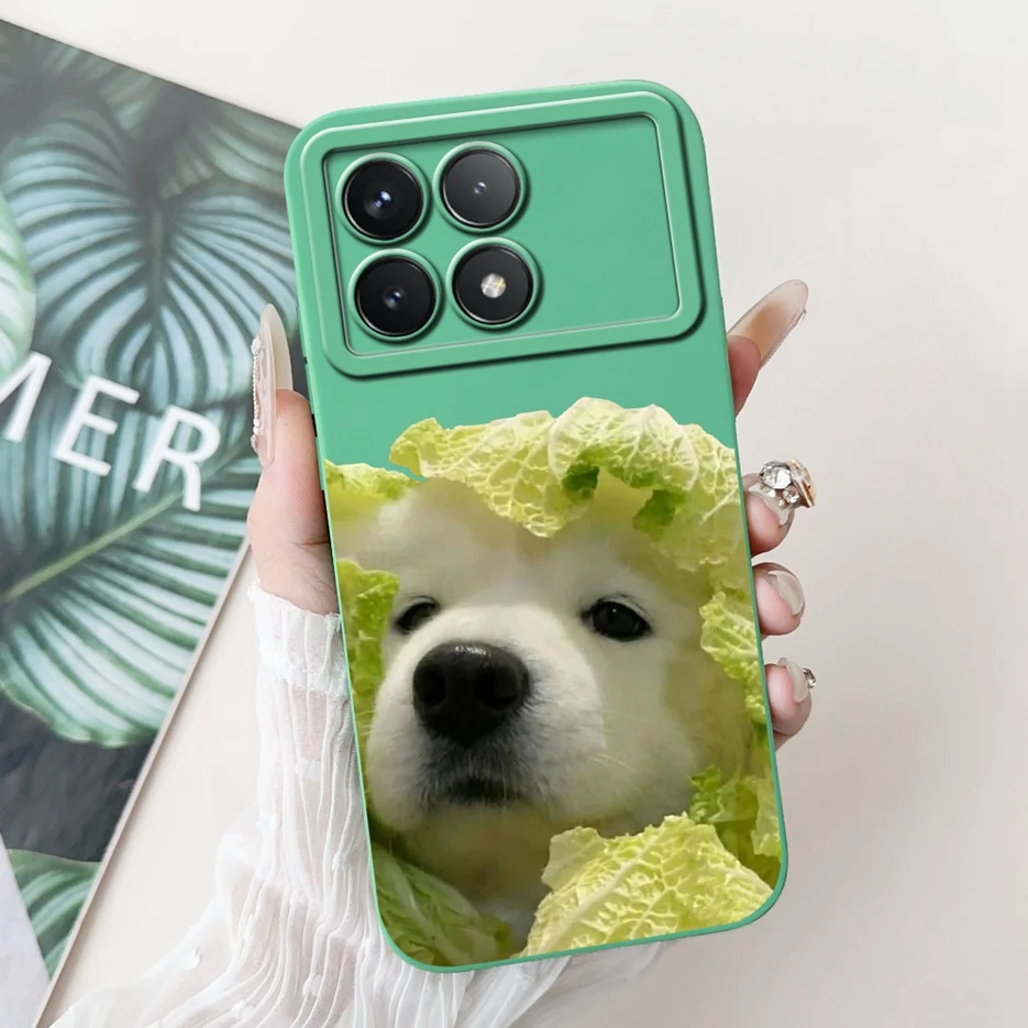 Para Xiaomi Poco X6 Pro 5G funda bonita funda de dibujos animados de Panda funda de teléfono de silicona suave para Xiaomi Poco X6 Neo PocoX6 Pro Fundas parachoques - imagen 5