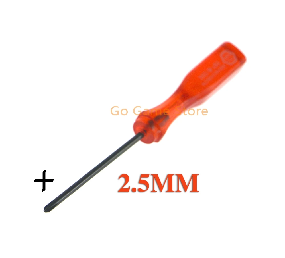 50 Uds para Nintendo DS rojo claro 1,5mm + destornillador cruzado 2,5mm + destornillador cruzado para herramienta de reparación de apertura NDS - imagen 4