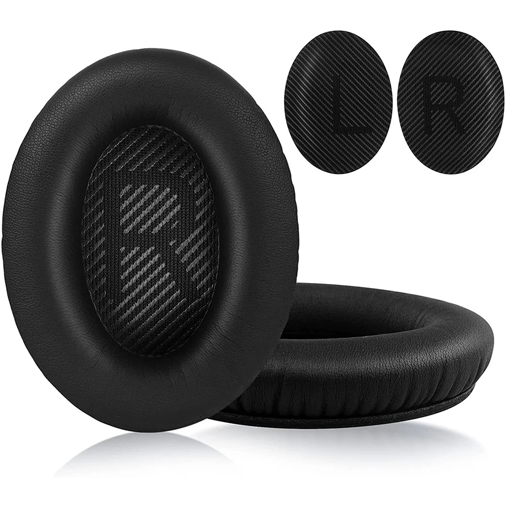 Almohadillas para auriculares BOSE QuietComfort 35II QC35, orejeras de espuma de cuero, fundas para auriculares, repuesto de espuma de esponja - imagen 3