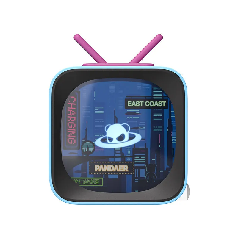 MEIZU PANDAER Mini TV moda 40W cargador rápido interfaz Dual tipo C Convertible dispositivo de carga de teléfono accesorios de juego regalo - imagen 3