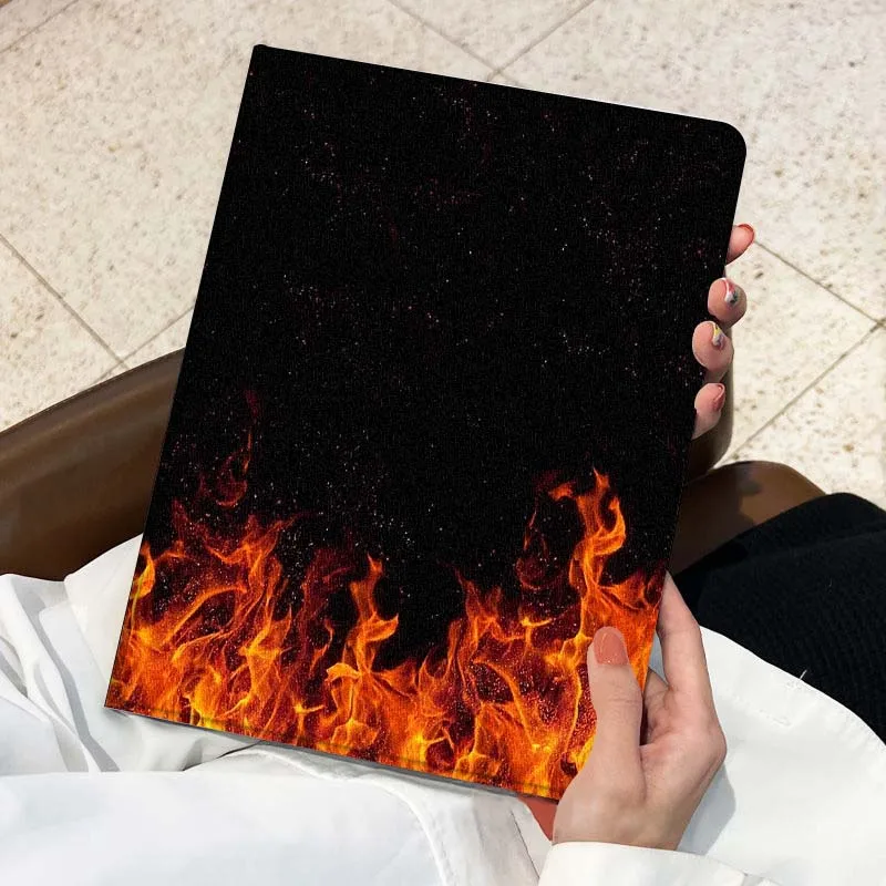 Funda con llamas de rosa oscura roja para Huawei Honor Tab Magic Pad GT 6 X9 X8A X8 V8 V7 9 8 2 3 13,3 10 Pro pulgadas - imagen 4