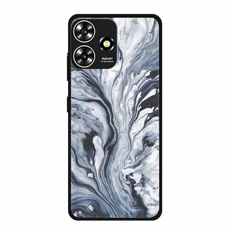 Funda de teléfono Para ZTE Axon 50 Lite, carcasa de silicona suave de TPU con diseño de mármol Para ZTE Blade A73 4G 8050 Axon 50 Lite, colorida y bonita Para teléfono - imagen 5