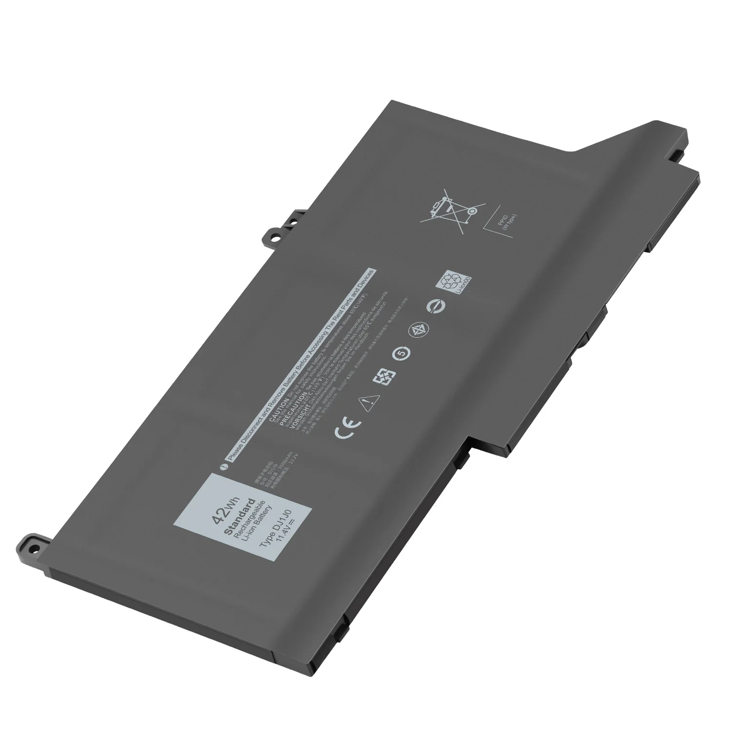 Batería de ordenador portátil para Dell Latitude 12, 7280, E7280, 7290, E7290, 13, E7380, E7390, 7380, 7390, 14, E7480, E7490, 7480, 7490, DJ1JO, 42WH, DJ1J0 - imagen 3