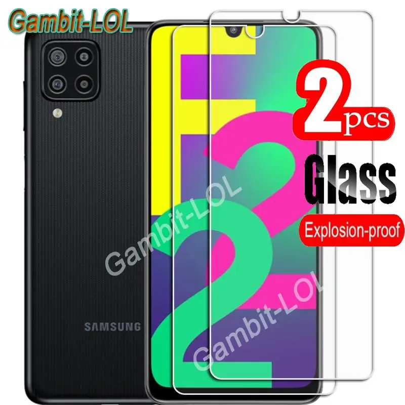 Para Samsung Galaxy F22 Protector de vidrio templado en SM-E225F, SM-E225F/DS Protector de pantalla de 6,4 pulgadas película de cubierta de teléfono inteligente