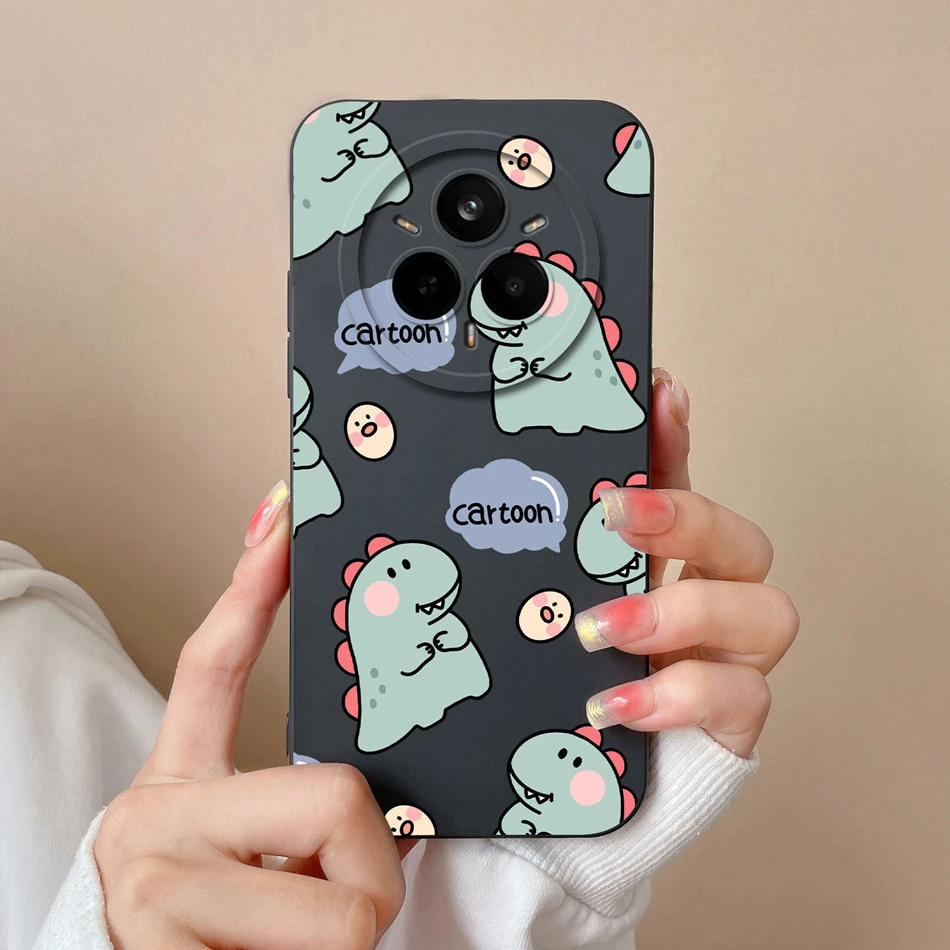 Funda de teléfono para Realme 14 Pro Plus, funda encantadora, funda trasera de silicona líquida Premium suave, protección de cámara, carcasa de teléfono anticaída - imagen 3