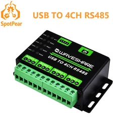 Convertidor Industrial USB a RS485 – Carcasa de Aluminio