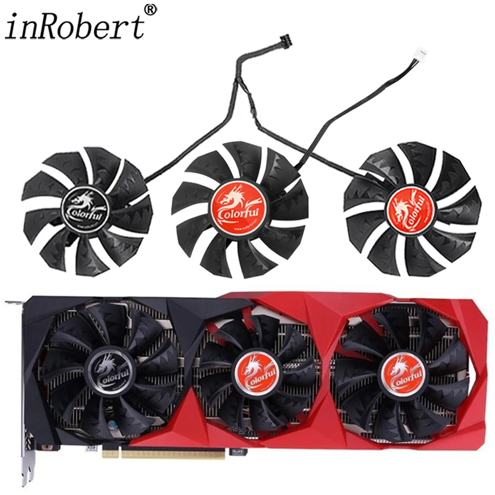 Ventilador de refrigeración RTX3060 para GeForce RTX, repuesto de 87MM para colorida GeForce RTX 3060 3070 3080 Ti 3090 NB 12G-V, ventilador de refrigeración para tarjeta de vídeo gráfica, nuevo