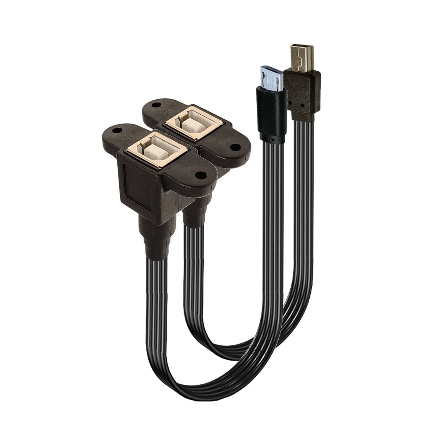 0,1 M 0,2 M Tipo-C Android a puerto cuadrado de impresión USB - Madre B con orificio para tornillo para conversión fija MINI USB para imprimir - imagen 3