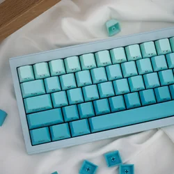 Teclas PBT Dye-Sub Perfil Cherry Azul Degradado para Teclado Mecánico