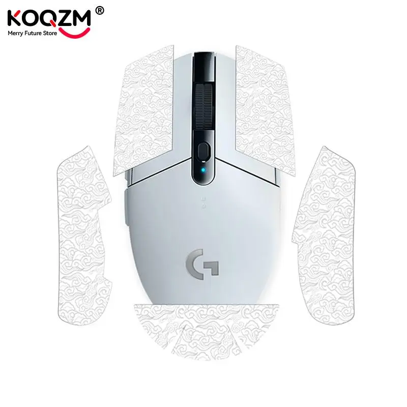 Cinta de agarre de ratón para patín, pegatina hecha a mano, antideslizante, antisudor, resistente a la suciedad, reemplazo para Logitech G304 G102 - imagen 5