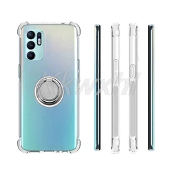 Funda OPPO Reno6 5G y 4G Soporte Anillo Antigolpes