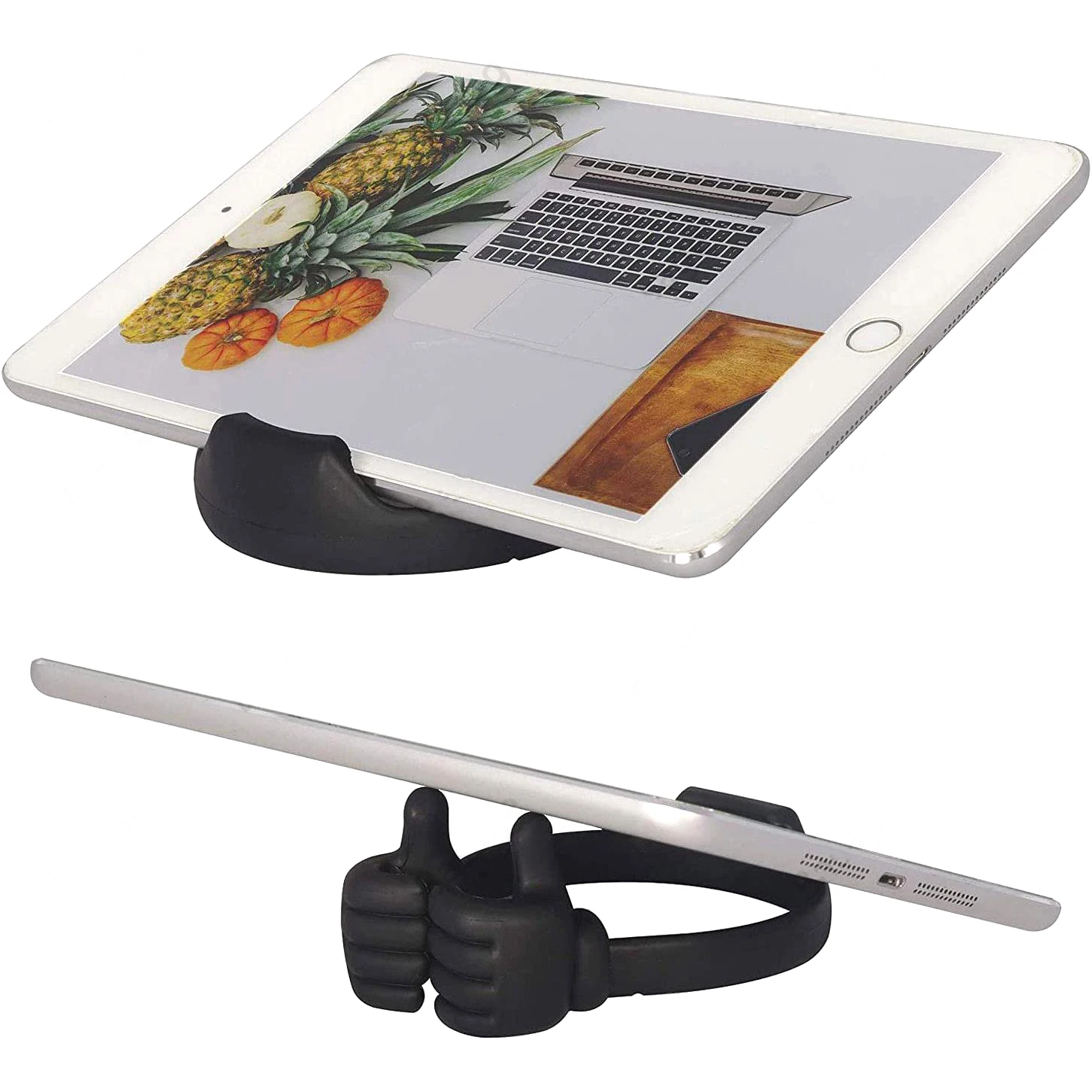 Soporte para teléfono con pulgar hacia arriba, soporte para pulgar para teléfono móvil perezoso, soporte Universal creativo elástico portátil para teléfono móvil, soporte para iPad - imagen 5
