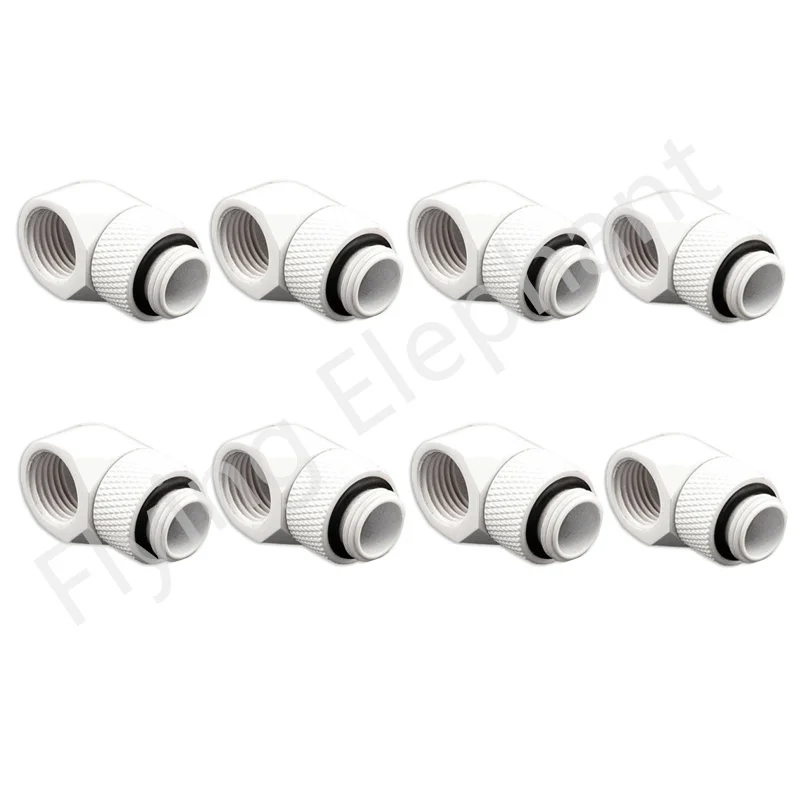 Conector de refrigeración por agua para PC, accesorio de tubo duro hembra a macho, conector refrigerado por agua, Negro/plateado/Blanco/dorado, G1/4" - imagen 2