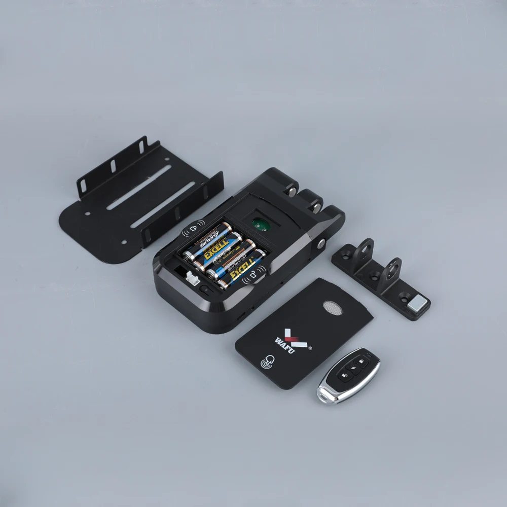 WAFU Tuya cerradura de puerta inteligente Control remoto electrónico Digital protección de seguridad soporte hogar inteligente cerradura de inducción Invisible - imagen 2