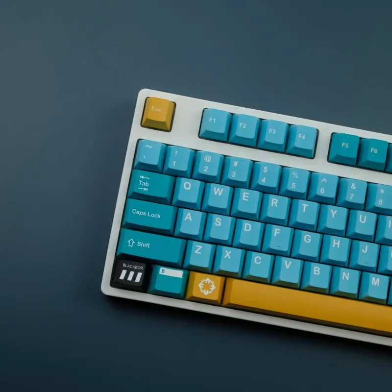 Teclas GMK Belafonte, 140 teclas, Material PBT, perfil de cereza, DYE-SUB para teclado mecánico MX Switch 61/64/68/75/84/87/98/104 - imagen 4