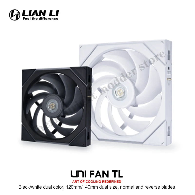 LIAN LI UNI-ventilador TL120 140 PC, radiador RGB para armario, Gen. 4. ª evolución del rendimiento Hoja delantera/inversa, paquete de 1 / 3 piezas - imagen 2
