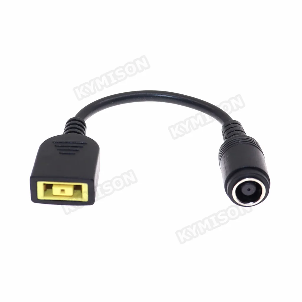 Convertidor de enchufe hembra a cuadrado de 7,9x5,5mm, adaptador de corriente CC para ordenador portátil, Cable conector para Lenovo ThinkPad X1, cargador de carbono - imagen 5