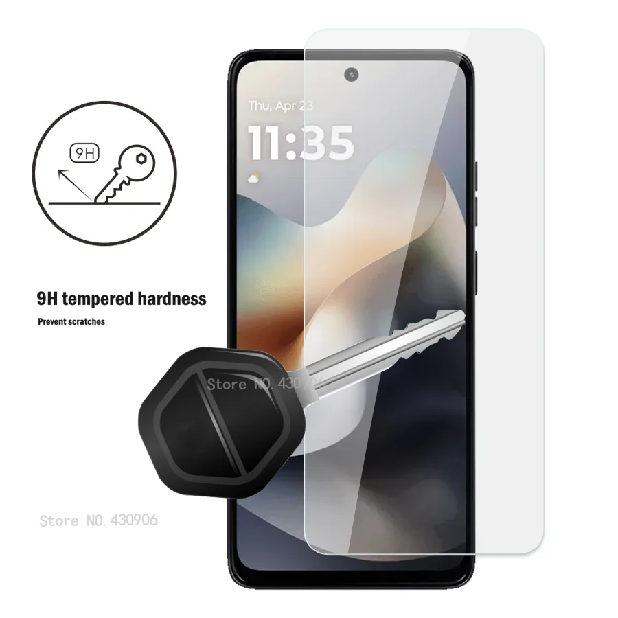 Para Moto G56 5G Protector de pantalla cobertura de pantalla película de vidrio templado transparente de alta calidad 2.5D 9H - imagen 4