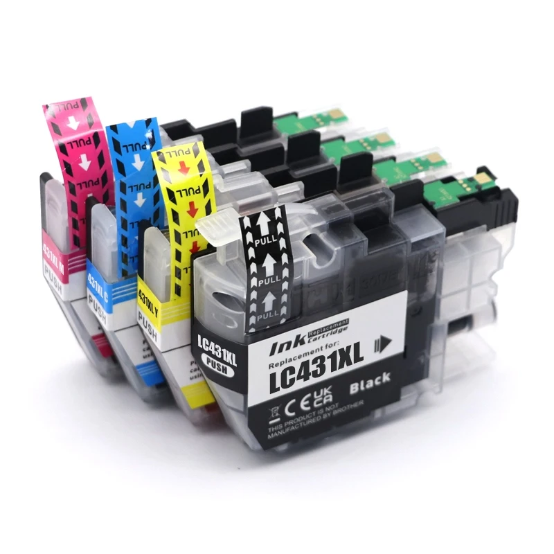 Cartucho de tinta de inyección de tinta Compatible LC431XL para impresora Brother DCP-J1050DW DCP-J1140DW MFC-J1010DW J1050 J1140 J1010 - imagen 2