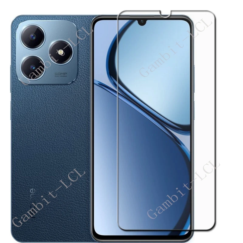 3 uds vidrio templado Protector para Realme C61 Global ON RealmeC63 C63 4G C60 C53 C51 C65s C51s 6,74 "película protectora de pantalla - imagen 2