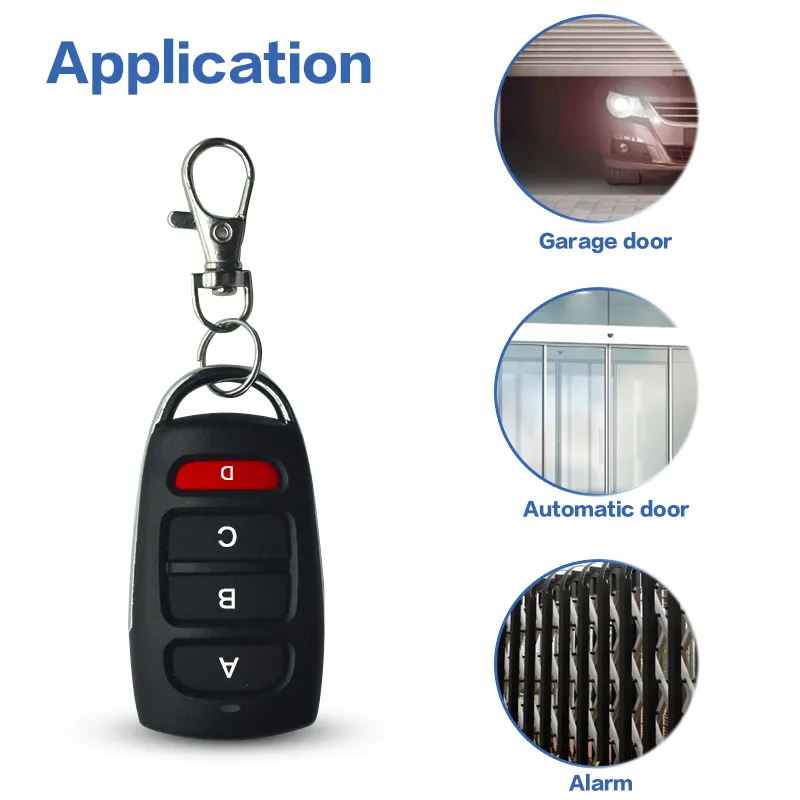 Llave de Control remoto Universal para coche, reemplazo de puerta de garaje eléctrica inteligente, clonador de clonación, copia remota, 433mhz, nuevo - imagen 2