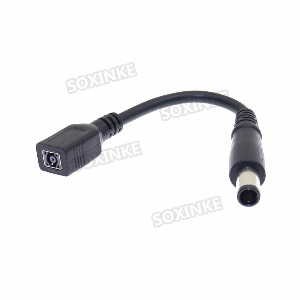Adaptador de corriente de alta calidad para ordenador portátil, Cable convertidor de cargador de 4,5x3,0mm a 7,4x5,0mm, enchufe de CC con Pin para portátil HP Dell - imagen 2